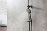 Термостатска славина за купање и туширање са подесивим висином огртача, окретним изливима и "тропска киша" глава за туширање, ЛЕМАРК ЛМ3772ГМ "БРОНКС"